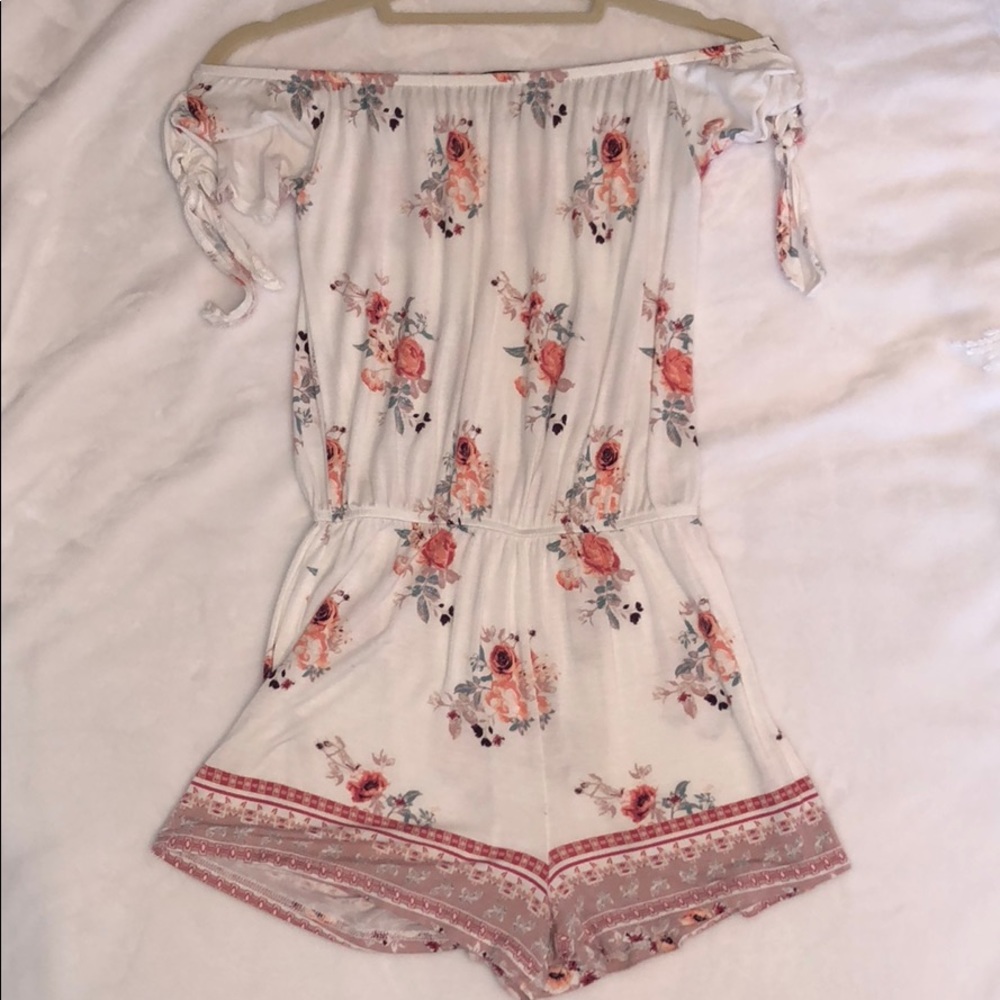 Off the shoulder romper
